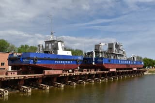 Offshore Support Vessel "Beryl" Launched in Astrakhan Region