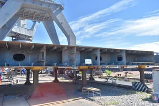 Two Universal Dry Cargo Vessels Laid Down at the Lenin Shipyard in Astrakhan