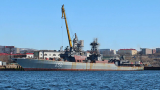Появились кадры фрегата «Адмирал Чабаненко» с «Цирконами», «Калибрами» и «Ониксами» после ремонта