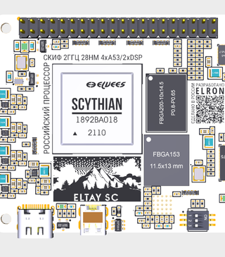 «SKIF» processor-based single-board computer developed by Elron LLC