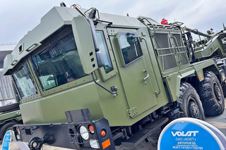 Transports tanks weighing up to 52 tons: the "Persheron" tank transporter was presented at the MILEX-2025 exhibition