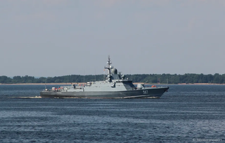 Carrier of "Caliber" and "Onyx" MRK "Rzhev" Took on Board the Crew