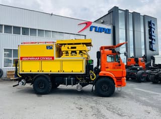 KAMAZ-43502 chassis used to create a self-propelled lift for high-altitude work