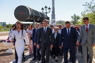 Baikonur Celebrates Anniversary: Bakanov Visits Open-Air Museum