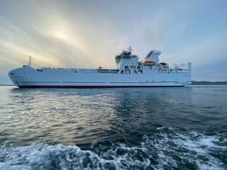 Sea evacuation system tested on the "Aleksandr Deev" ferry in Sakhalin