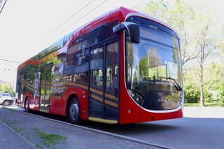 El nuevo trolebús "Sinara-6254" fue enviado a Tula para su rodaje