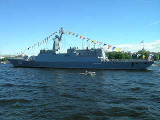 Corvette "Mercury" launched a "Caliber" missile at a sea target