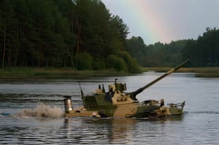 "Tanque" flotante: la principal característica del BMP-3 mostrada en video