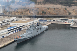 Frigate "Admiral Grigorovich", Carrier of "Caliber" and "Onyx" Missiles, Arrived in Algeria