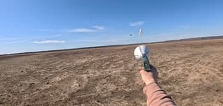 Single-shot net gun for intercepting drones developed in Russia