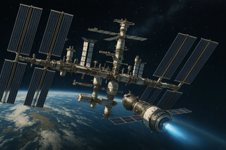 En la Estación Espacial Internacional se realizó una corrección de la órbita