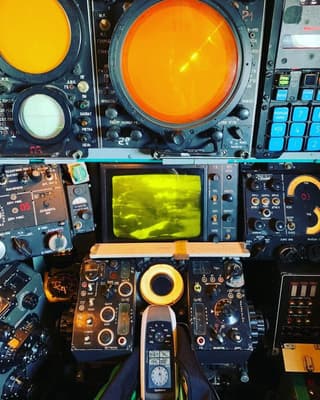 Combat course of the Tu-22M3 "strategist" with variable-sweep wing shown in photo