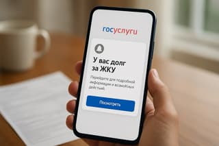 Уведомления о долгах за ЖКУ будут приходить через «Госуслуги»: эксперимент начнётся 1 июля