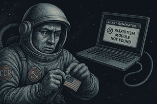 Нейросеть «Шедеврум» под прицелом: поводом стала ориентация сервиса на западную символику и отказ нейросети генерировать изображения российских космонавтов