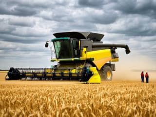 Cosechadoras con IA y visión artificial lanzadas en campos rusos