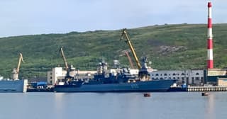 Aparece una foto de la fragata "Almirante Chabanenko" con "Kalibr", "Tsirkon" y "Oniks" después de la reparación
