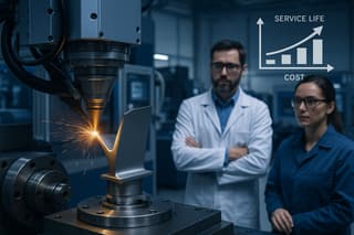 Innovative Laser Method for Restoring Gas Turbine Blades Developed at NSU