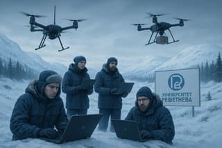 Группировку дронов «Партизан» для работы в условиях отсутствия связи создали в Университете Решетнева