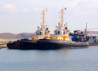 The "Aleut" and "Hasan" tugboats, built in 2010, will undergo repairs