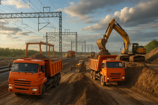 "KAMAZ" suministrará 400 unidades de equipos especiales para la construcción de la línea de alta velocidad Moscú - San Petersburgo