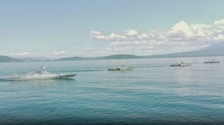 Pacific Fleet Task Force Destroys Submarine of Mock Enemy with Smerch-2 System