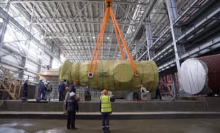Первую российскую газовую турбину ГТЭ-170.1 установили на Каширской ГРЭС