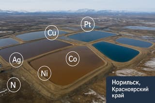 Las balsas de relaves de Norilsk resultaron ser una nueva fuente de metales valiosos