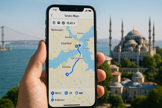 La aplicación Yandex Maps ahora muestra el costo total del viaje en Estambul, Turquía