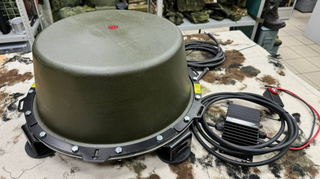 En la exposición de Kazán se mostró un sistema de guerra electrónica con marcas de los soldados sobre el número de drones neutralizados