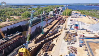 Continúa la reconstrucción del nudo hidroeléctrico de Gorodets: finalización de las obras prevista para finales de septiembre