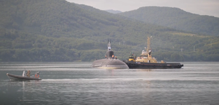 El submarino nuclear de misiles "Emperador Alejandro III" regresó a su base en Kamchatka