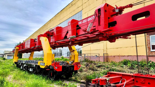 Production of a new Russian railway crane launched in Kaluga