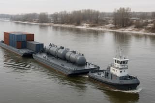 Russian Fleet Update: Rostec Develops New Line of Non-Self-Propelled Barges for Shallow Water