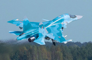 Истребители-бомбардировщики поколения «4+» Су-34НВО стали оснащать модернизированными УМПК-ПД