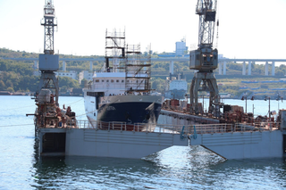 Новый краболов «Сентен» проекта 03141 спущен на воду