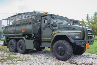 Гражданский крупнотоннажный грузовой автомобиль «Урал NEXT» подготовили для службы в российской армии