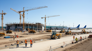 La reconstrucción del aeropuerto de Majachkalá está casi a la mitad