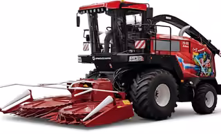 Presentan en Minsk la cosechadora de forraje ruso-bielorrusa FS80 "Dobrynya"