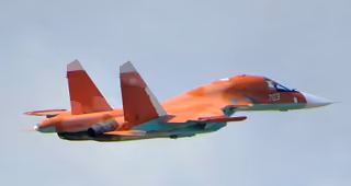 Aparecen imágenes del nuevo caza Su-34E para Argelia