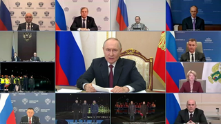 Putin opens new road facilities via video link