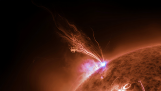 The Sun Doesn't Sleep: Three Strong Flares Recorded on October 16