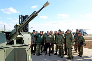 Новый боевой модуль БМ-30-Д «Спица» был представлен зампреду Совбеза РФ