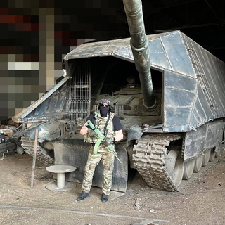 Танк Т-72Б3 в необычной комплектации показали российские бойцы