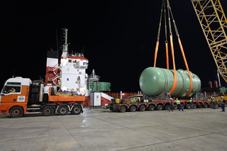 El cuerpo del reactor para la primera unidad de la central nuclear de El Dabaa fue entregado en el sitio de construcción en Egipto