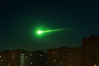 Небесное тело, похожее на метеорит, взволновало жителей Москвы и Подмосковья