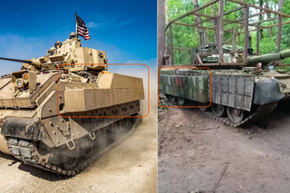 American Armor on Russian T-80BV Tank: How Bradley Helped Our Tankers