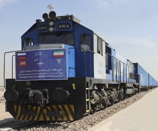 First Train from Russia Arrived at Iran's Dry Port