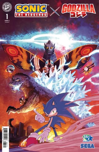  Image rights belong to IDW, Sega, Toho, and Miles Ark 