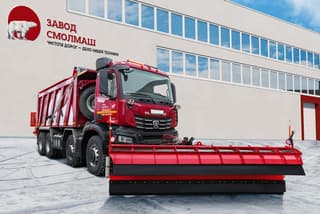 "Bestia" de 50 toneladas y 482 hp: KamAZ y Smolmash lanzaron una máquina transformable para la limpieza de carreteras