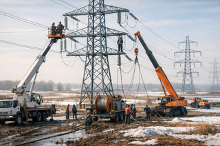 La línea "Ferrosplavnaya-1" de la central nuclear de Zaporiyia se restauró antes de lo previsto